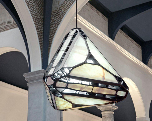 light sculpture for a church by florian brillet + david letellier