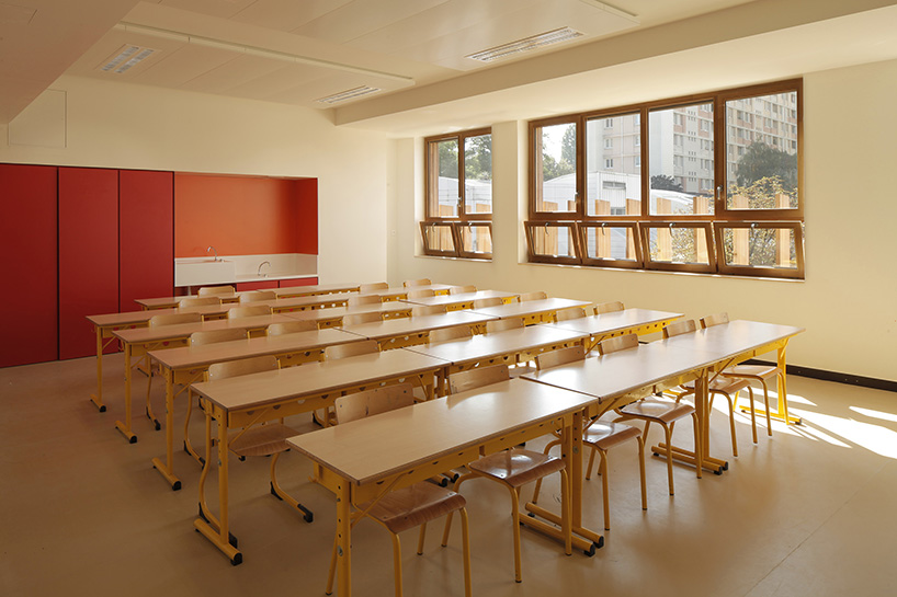 JFS architectes' eco-friendly nursery/primary school in paris