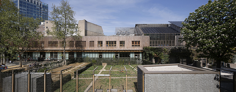 JFS architectes' eco-friendly nursery/primary school in paris