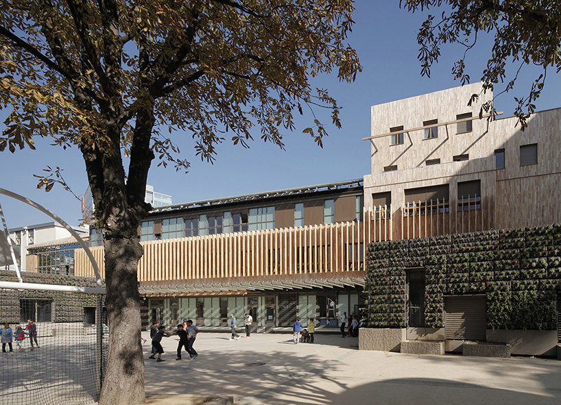 JFS architectes' eco-friendly nursery/primary school in paris