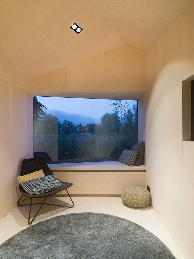 serge schoemaker builds a sculptural home studio of weathering steel in hoofddorp designboom