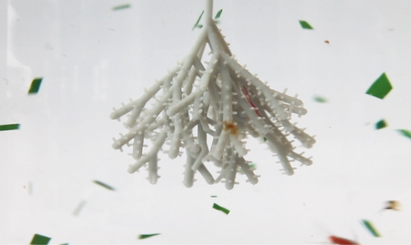 angelo renna designs an artificial island to collect microplastics and protect marine life