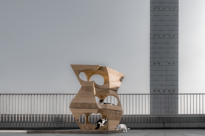 atelier alter architects' co-habitable object fosters human + animal coexistence