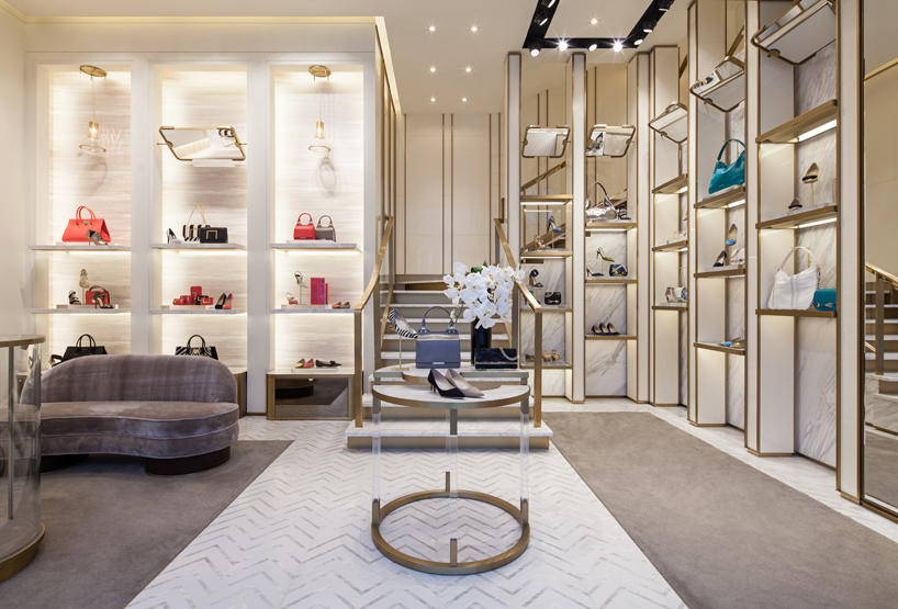 christian lahoude studio designs jimmy choo fashion store