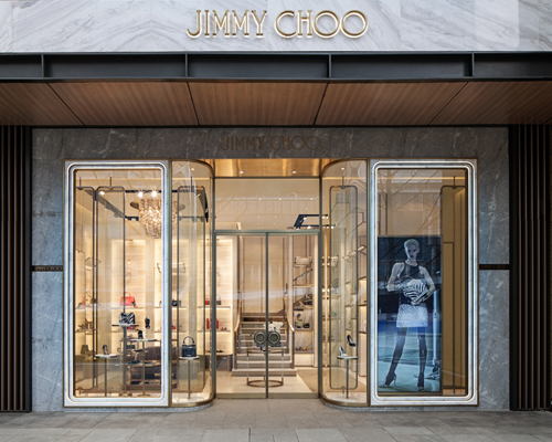 christian lahoude studio designs jimmy choo fashion storefront