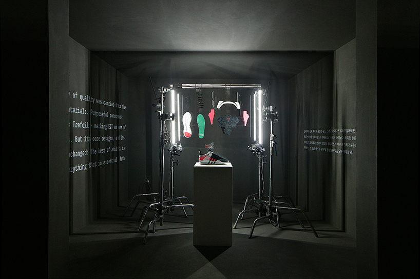urbantainer's neon-clad media room showcases the evolution of adidas’ iconic EQT