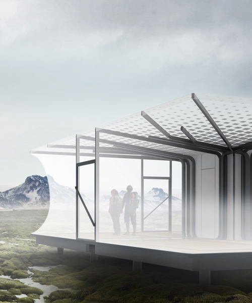 SA lab proposes modular trekking lodge for use in harsh icelandic landscapes
