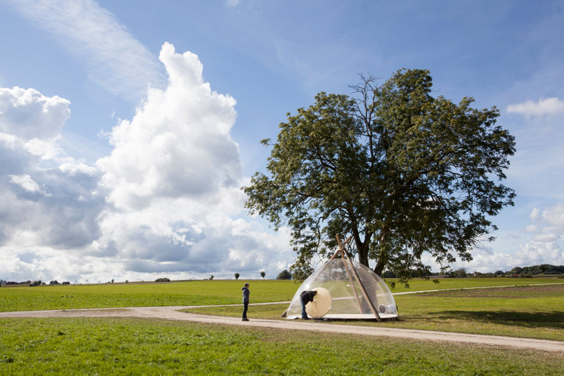 yena young's zeitzelt keltic tent explores the history of the swabian alps