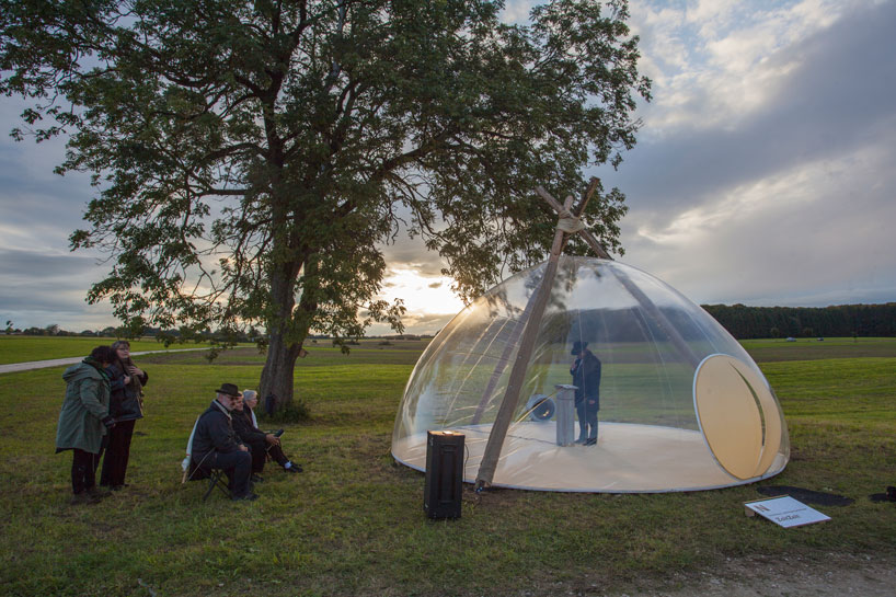 yena young's zeitzelt keltic tent explores the history of the swabian alps