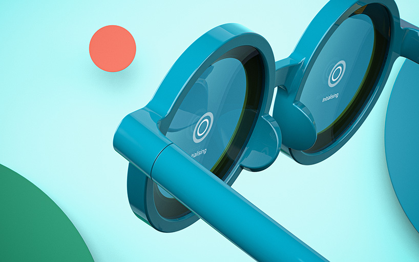 put a snapchat filter on everyday life with this AR goggles concept designboom