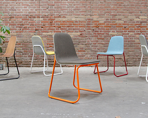 jacob nitz shapes stackable steel siren chair for bogaerts label