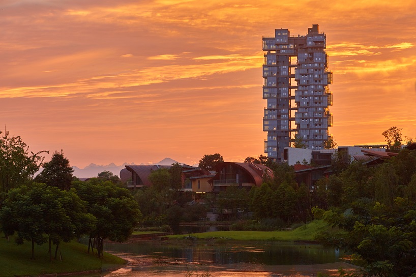 crystal laputa residential development designed by 5+design in china