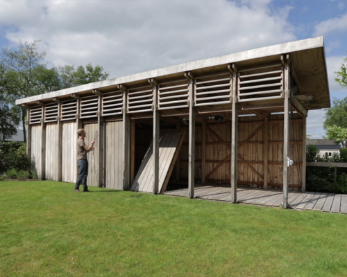 werkstatt creates convertible boathouse in the netherlands