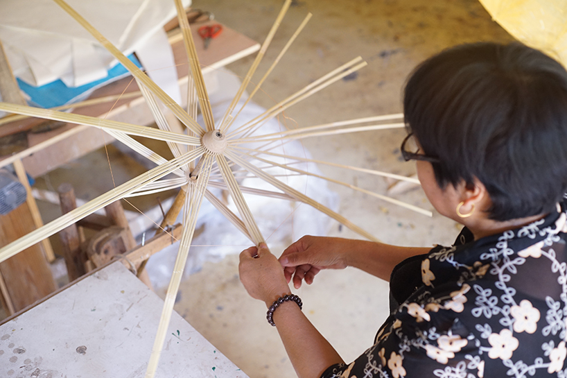 tadeas podracky bronze collection umbrella table stool designboom