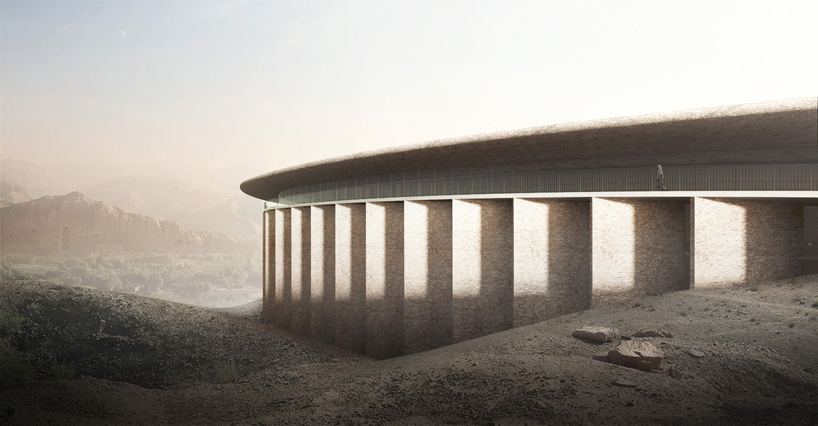 luca poian forms proposal for UNESCO bamiyan cultural center competition