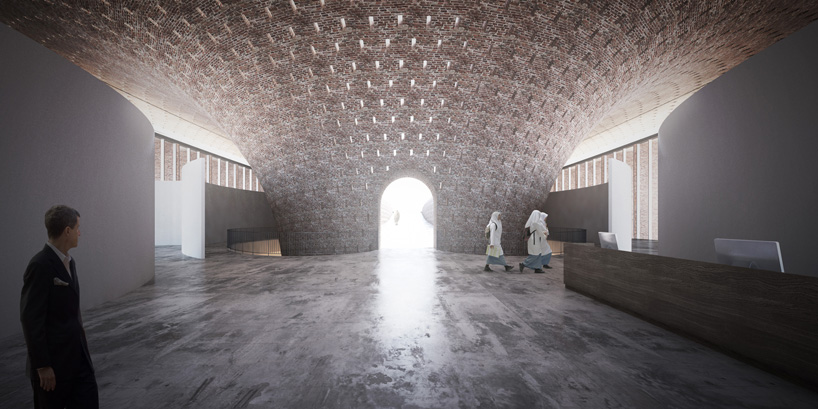 luca poian forms proposal for UNESCO bamiyan cultural center competition