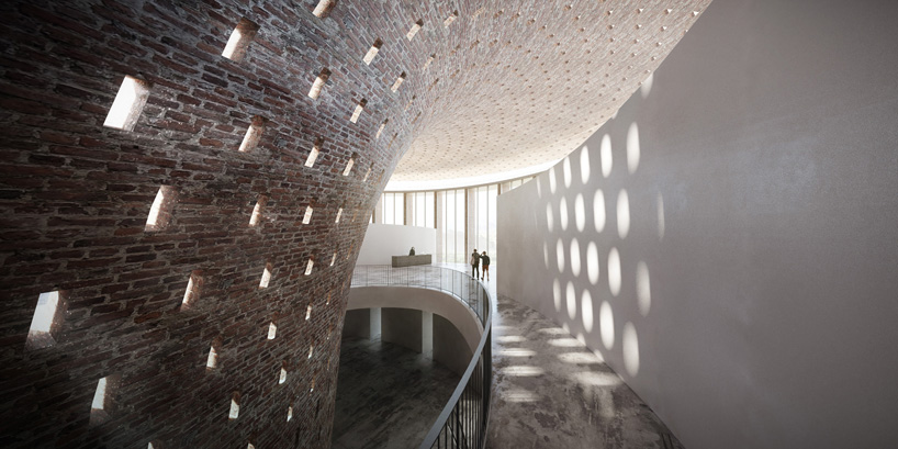 luca poian forms proposal for UNESCO bamiyan cultural center competition