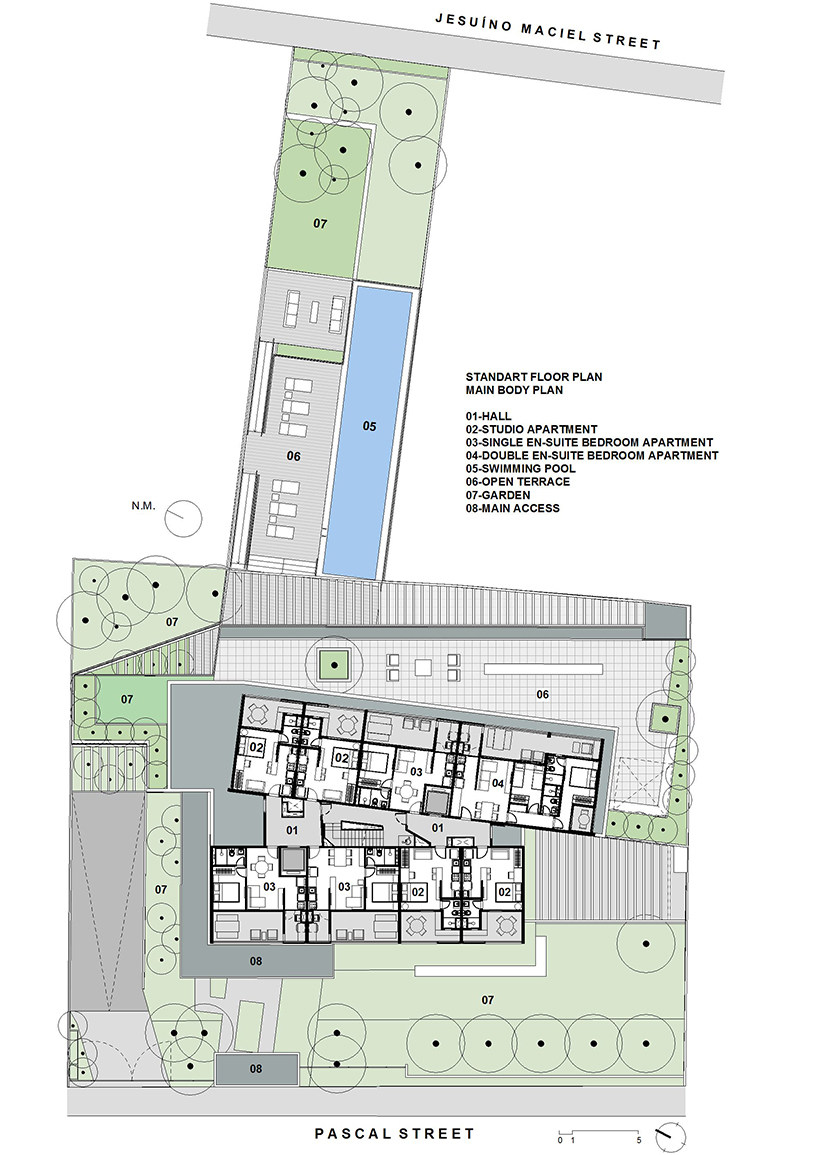 basiches arquitetos explores various living styles in pascal residential tower