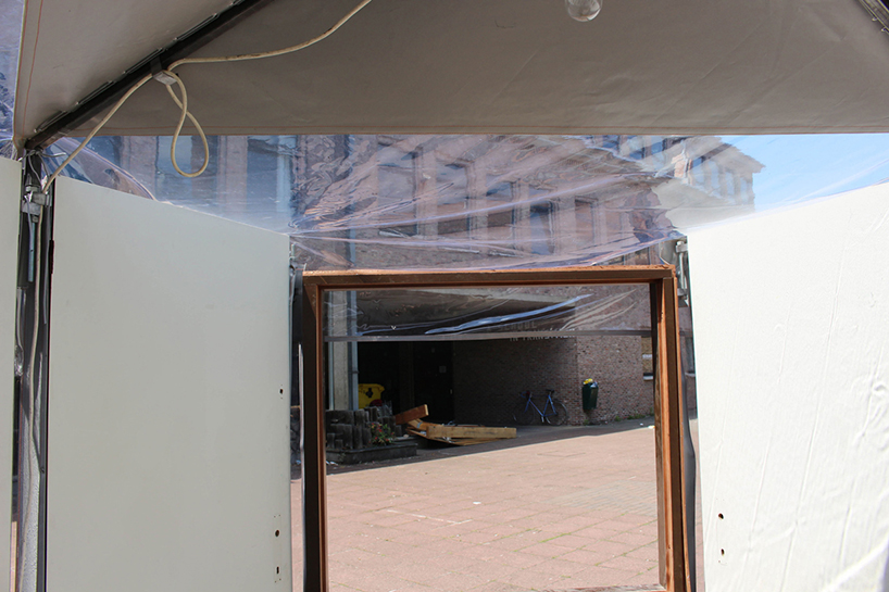 raphael coutin's re-place repurposes deconstructed materials for public spaces