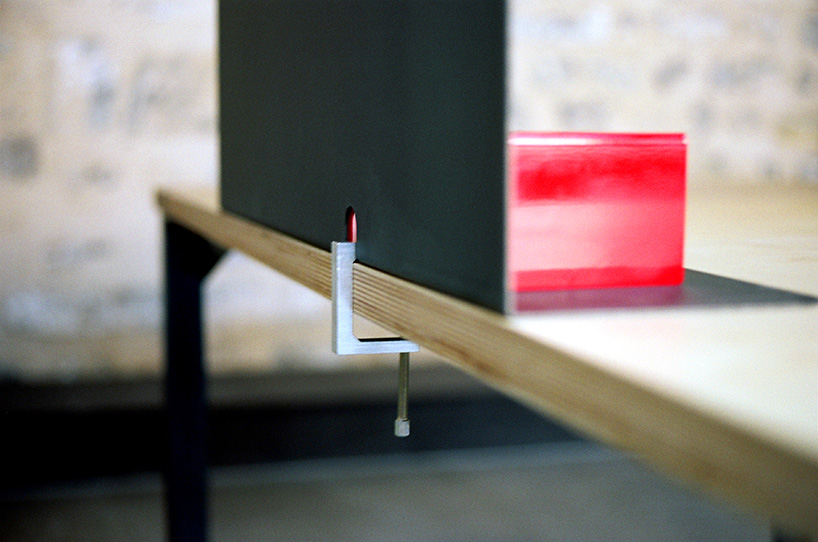 studio millimètre acier noir collection designboom