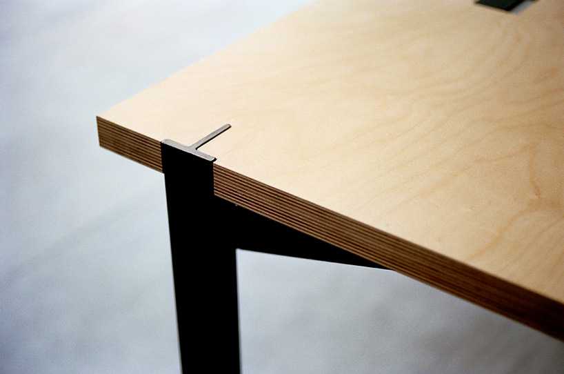 studio millimètre releases acier noir furniture collection