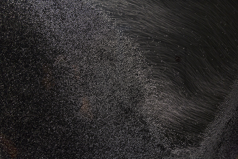 atom screen life in picoseconds exhibition le laboratoire designboom