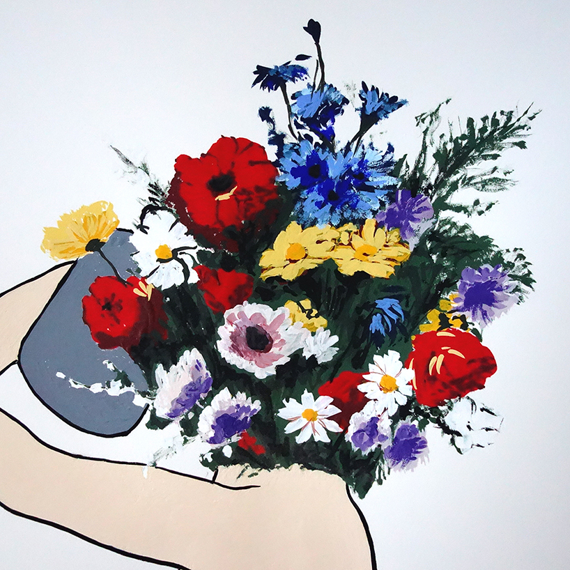 street artist mark samsonovich recreates his urban works as paintings