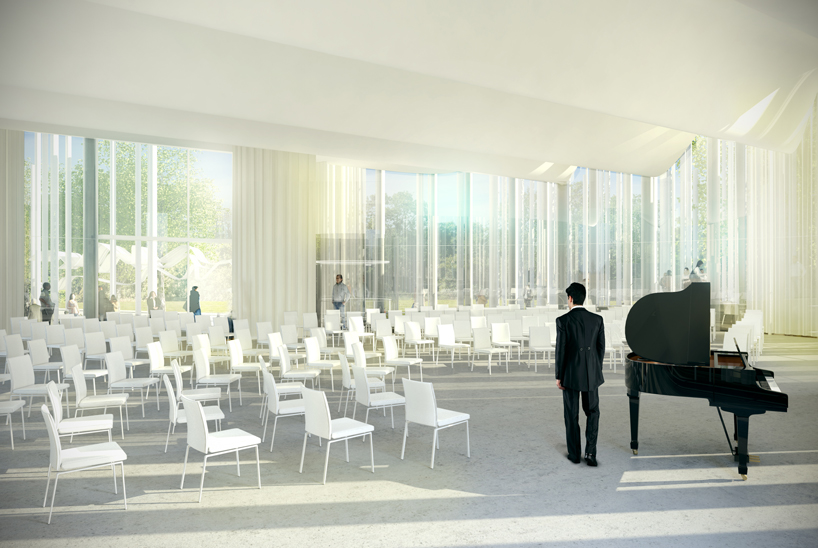 studio ARCVS abstracts symphony for house of hungarian music proposal