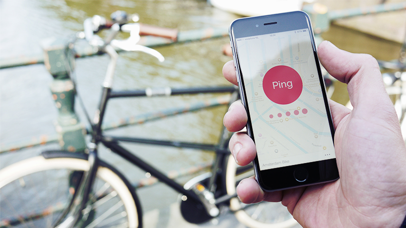 pingbell helps find your bike in chaotic parking lots