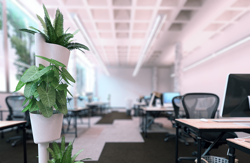 citysens by lúcid design agency is a hydroponic + self-watering vertical garden - 1