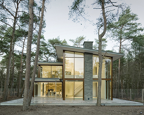 brick residence by engel architecten blends in with dutch landscape