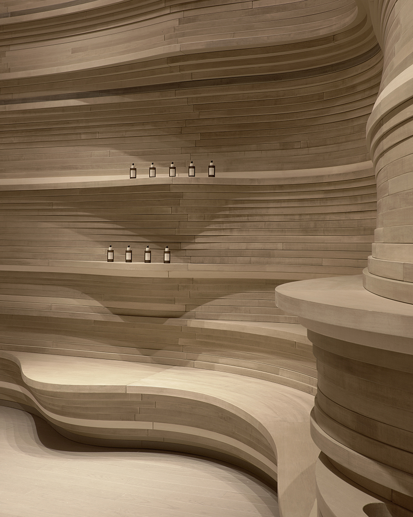 mirrored interiors and sculptural canyon-like forms shape skin1004’s soho flagship by LMTLS - 6