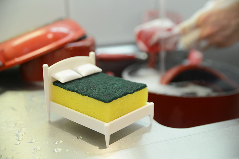 Kitchen sponge holder bed clean dream 