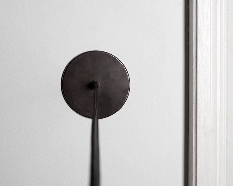 colin westeinde uses copper and molten glass in parametric pendant