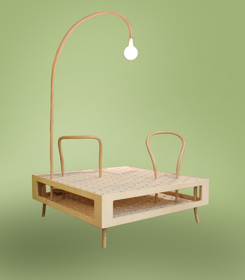 bindesign forms light + seat back modules for varied sitting arrangements