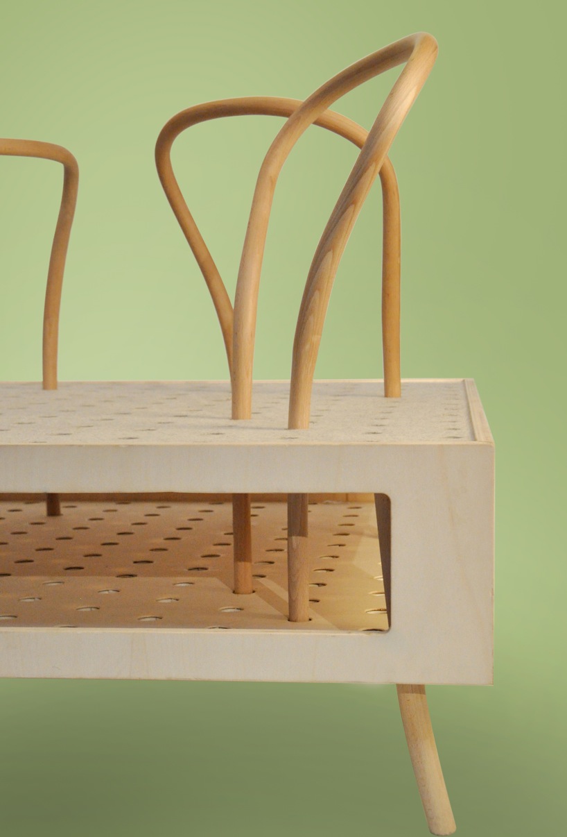 bindesign forms light + seat back modules for varied sitting arrangements