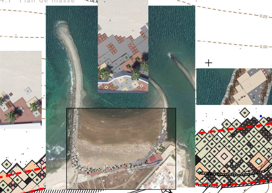 masterplan proposal for rabat's beach in morocco blurs the boundaries between city and sea