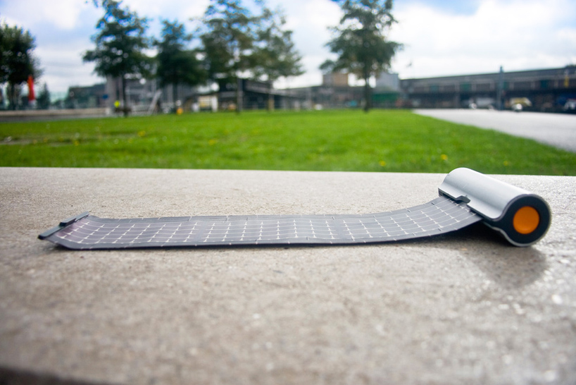 WAACS enables green energy usage on-the-go with rollable solar charger