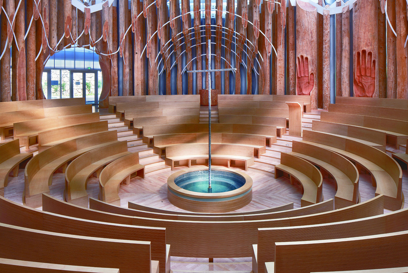 shinslab iisac envisions light of life church surrounded by trees 