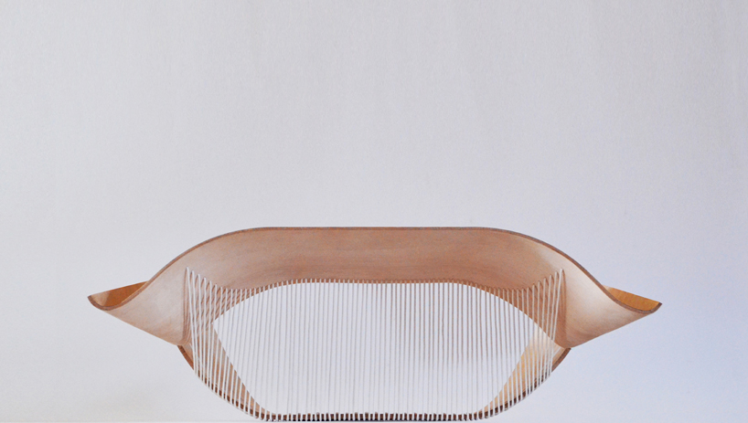 ákos huber subtly blends elegance and dominance for 'wing sofa'