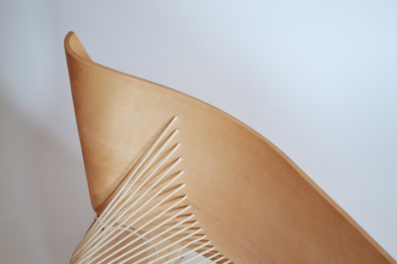 ákos huber subtly blends elegance and dominance for 'wing sofa'