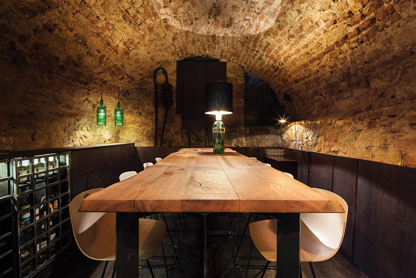 tiny cup premium cocktail bar interior completed by hidden fortress