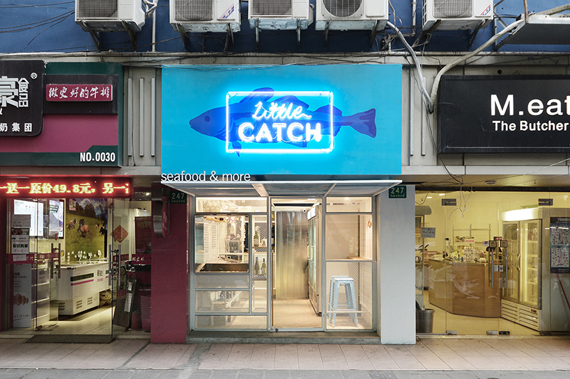linehouse transforms tiny shanghai shop into little catch fishmonger