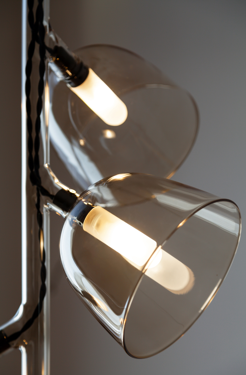 something. design studio's glass labo pendant lamp for penta