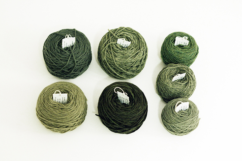 yihyun lim creates felted terrain, an interactive wool landscape