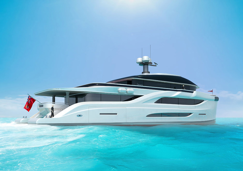 dennis ingemansson ned ship group solar dream catamaran designboom