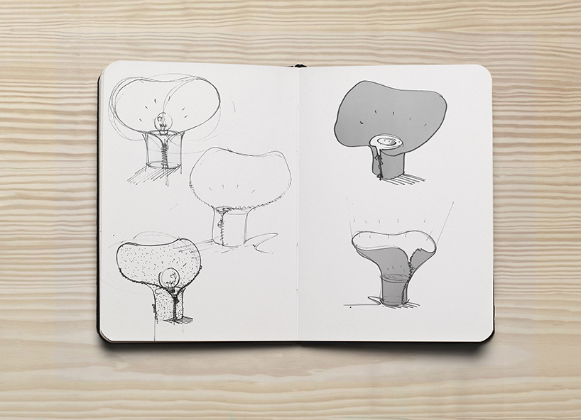 désormeaux/carrette's dita lamp brings fashion thinking to design