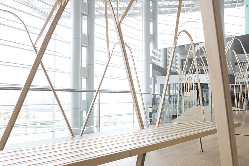 ESKYIU designs ephemera arcade for swire properties at art basel hong kong