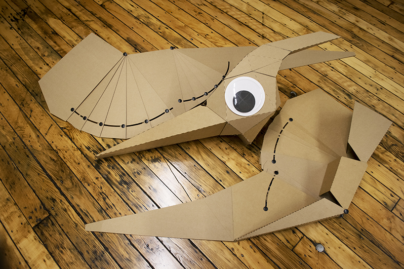 become a dinosaur with lisa glover's cardboard pterodactyls