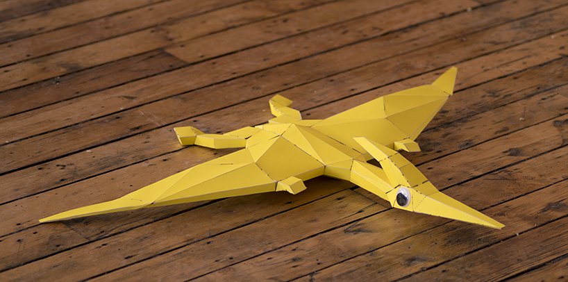 become a dinosaur with lisa glover's cardboard pterodactyls